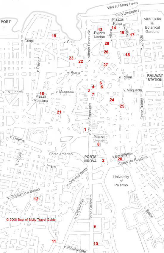 What to see in central Palermo.